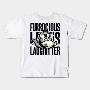Laughter cat Kids T-Shirt